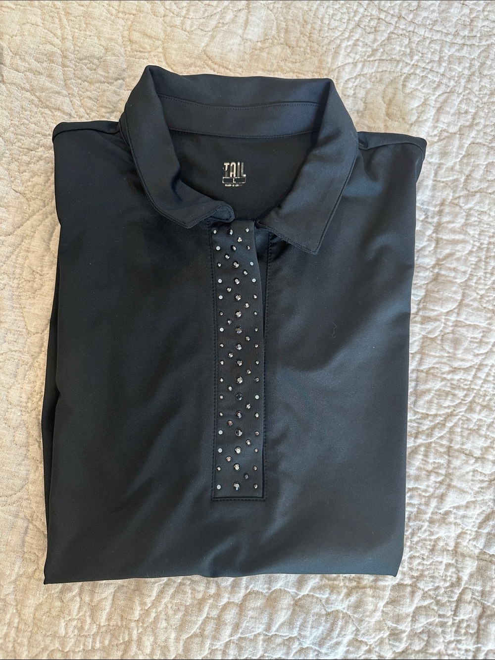 Women’s Black Golf Shirt